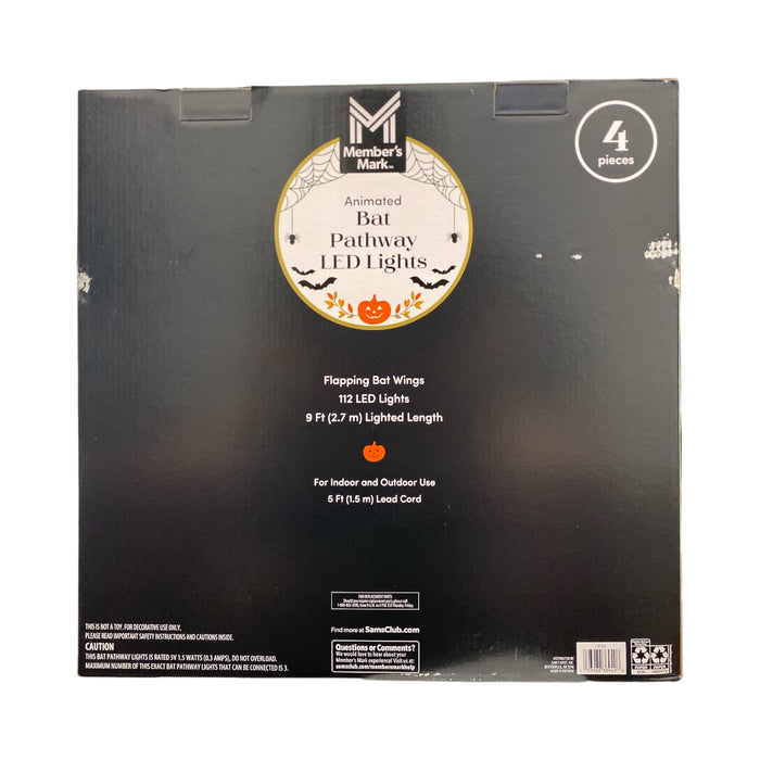 Member's Mark Pre-Lit Animated Bat Pathway LED Lights, Set of 4