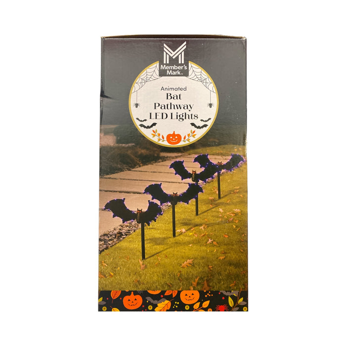 Member's Mark Pre-Lit Animated Bat Pathway LED Lights, Set of 4