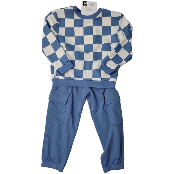 Member's Mark Boys 2-Piece Long-Sleeve Shirt Jogger Playwear Set