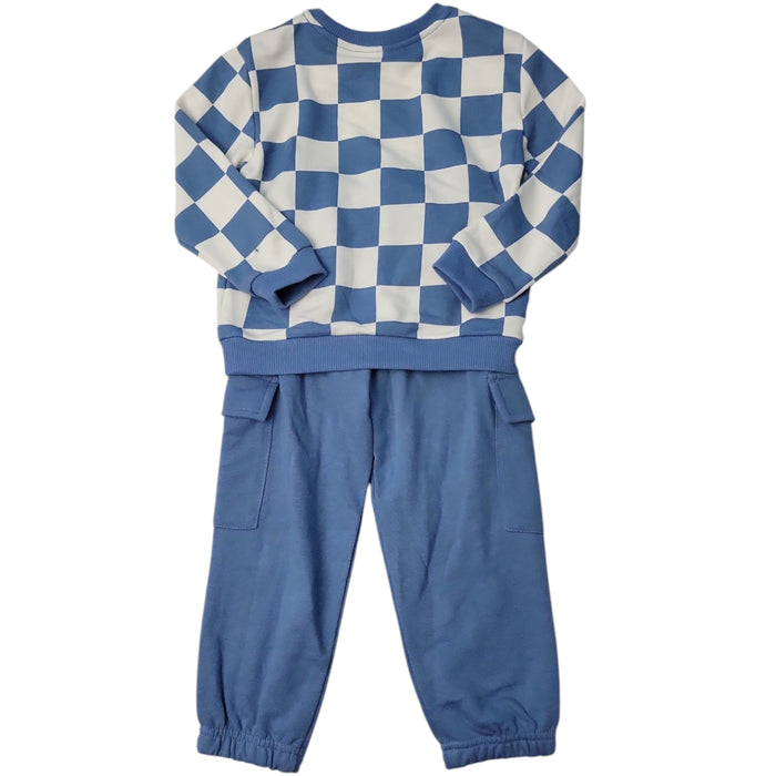 Member's Mark Boys 2-Piece Long-Sleeve Shirt Jogger Playwear Set