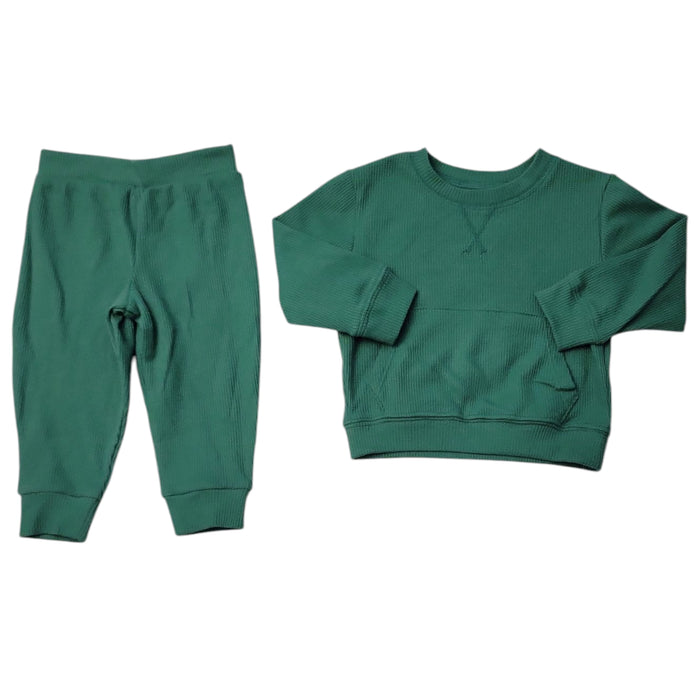 Member's Mark Girls 2-Piece Long-Sleeve Shirt Jogger Playwear Set