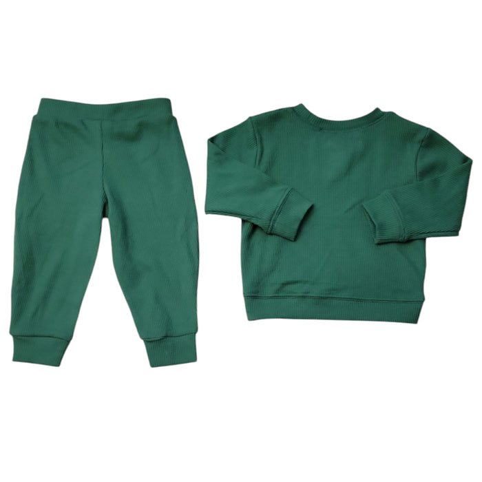 Member's Mark Girls 2-Piece Long-Sleeve Shirt Jogger Playwear Set