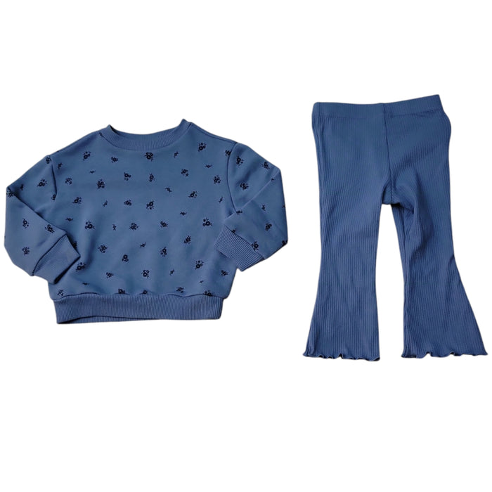 Member's Mark Girls 2-Piece Long-Sleeve Shirt Jogger Playwear Set