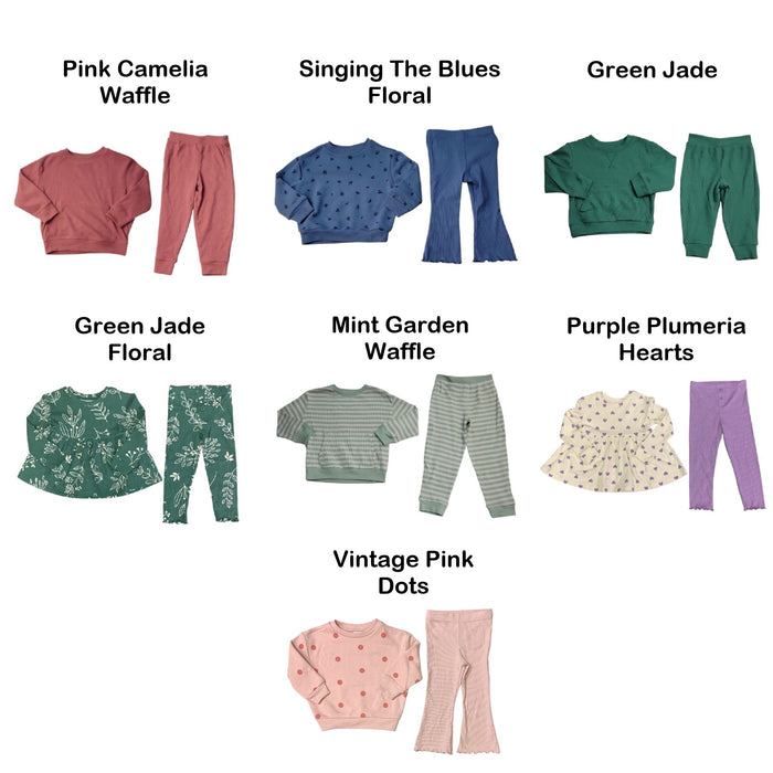 Member's Mark Girls 2-Piece Long-Sleeve Shirt Jogger Playwear Set