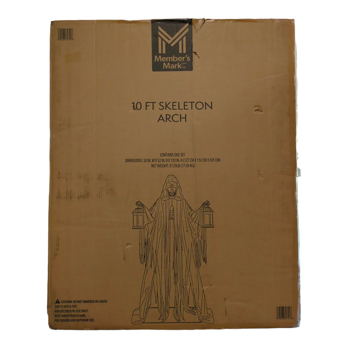 Member's Mark Halloween 10ft Pre-Lit Skeleton Arch, 990339748