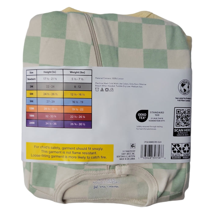 Member's Mark Baby 3-Pack Organic Cotton Soft Sleep And Play