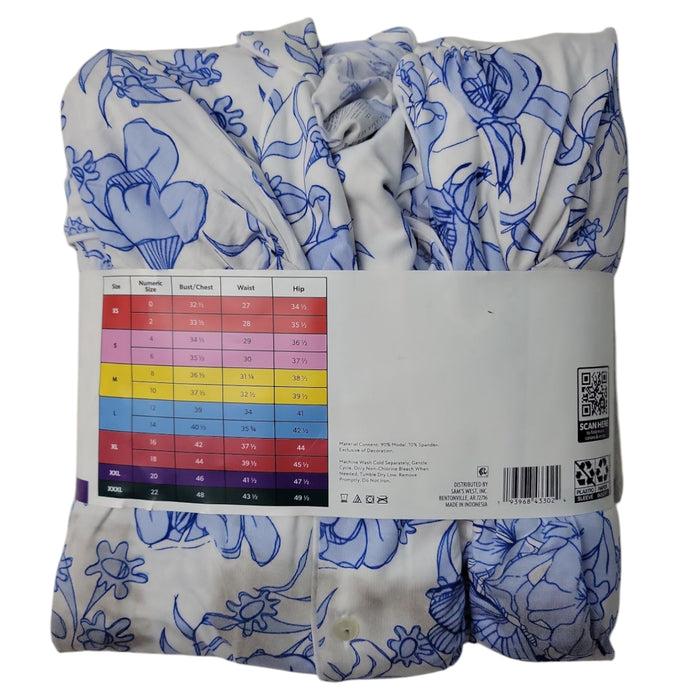 Member's Mark Women's Super Soft Drawstring Notch Collar Pajama Set