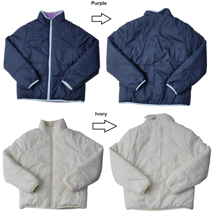 Member's Mark Girl's Full-Zip Reversible Fleece Jacket
