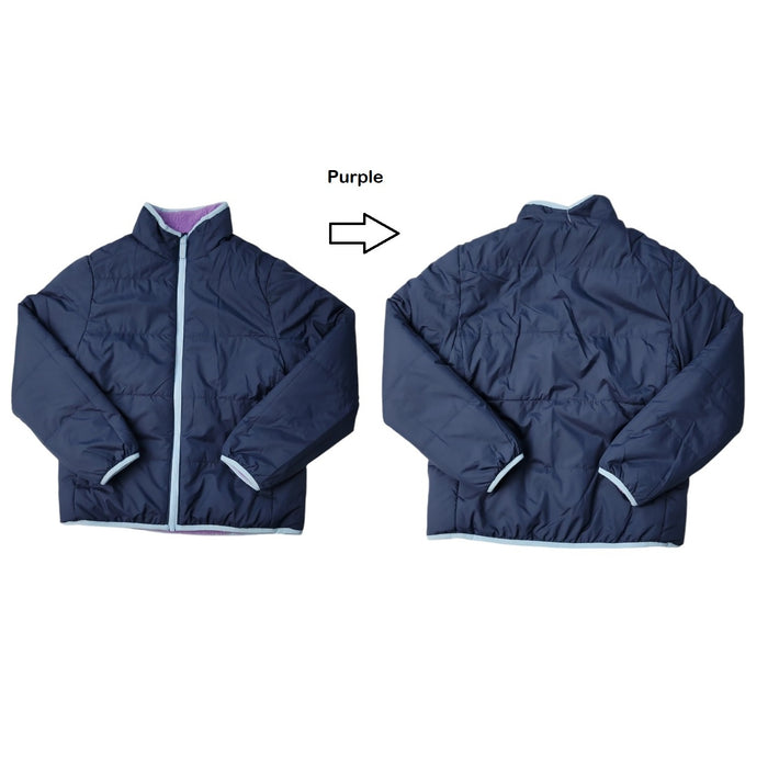Member's Mark Girl's Full-Zip Reversible Fleece Jacket