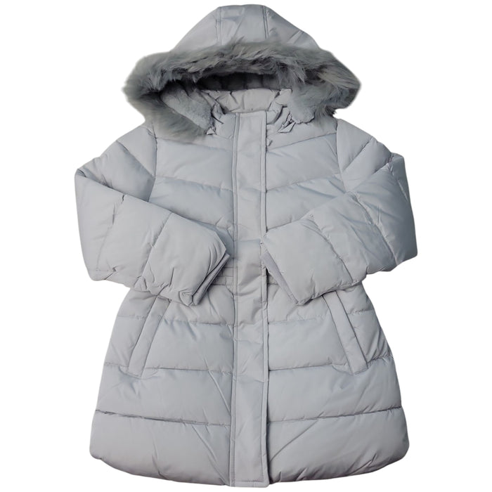 Member's Mark Toddler & Girls Removable Faux Fur Trim Hood Puffer Jacket