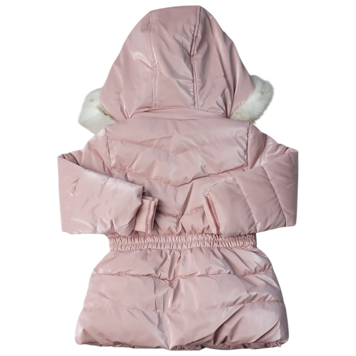 Member's Mark Toddler & Girls Removable Faux Fur Trim Hood Puffer Jacket