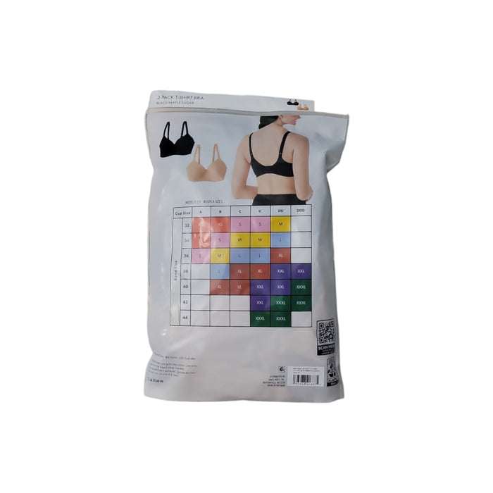 Member's Mark 2-Pack Moisture Wicking Adjustable Straps T-Shirt Bra