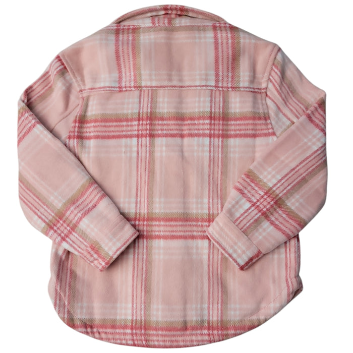 Member's Mark Girl's Button Closure Fleece Sherpa Lined Shacket