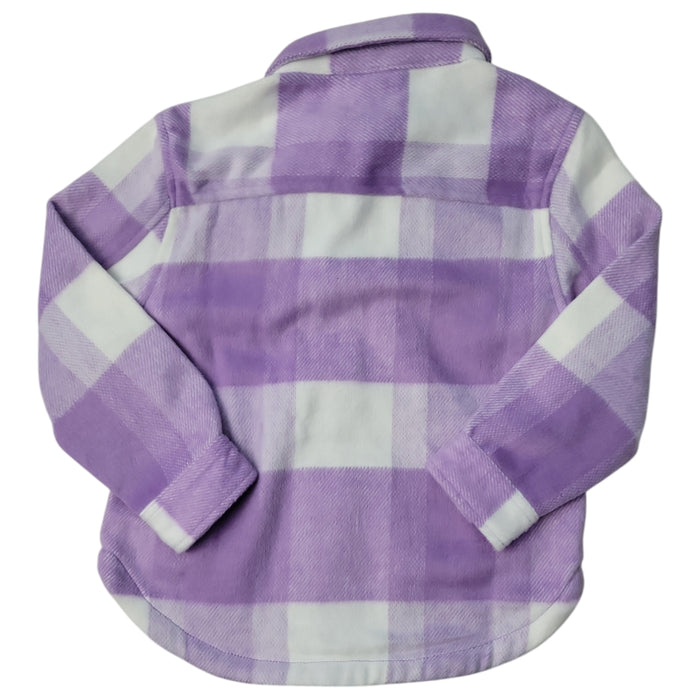 Member's Mark Girl's Button Closure Fleece Sherpa Lined Shacket