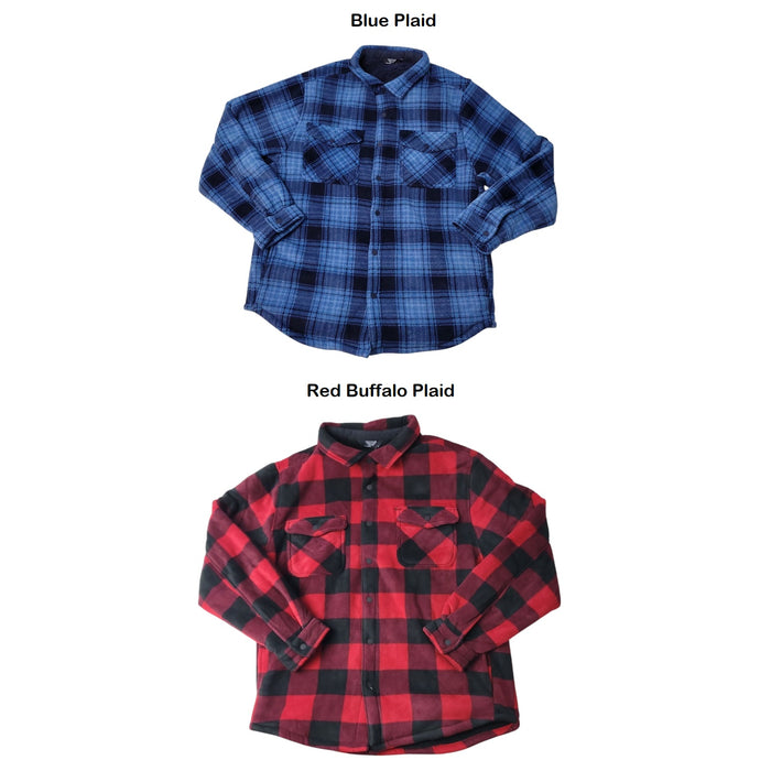 Member's Mark Men's Relaxed Fit Sherpa Lined Chest Pockets Shacket