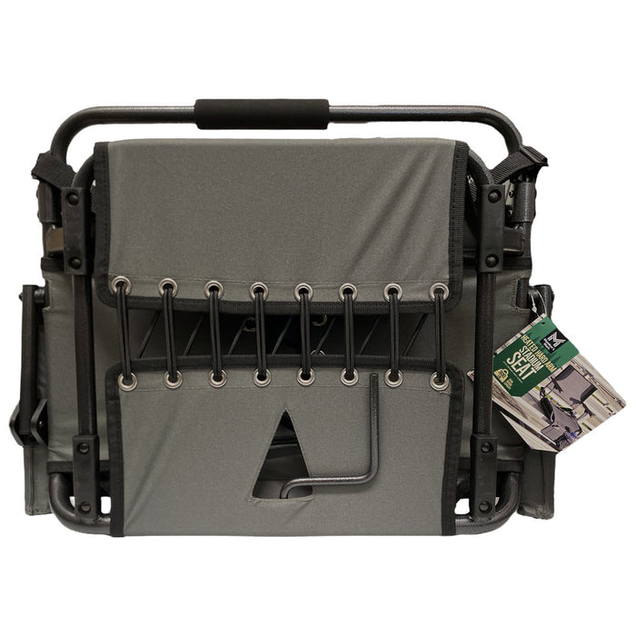 Member's Mark Lightweight Heated Hard Arm Stadium Seat with Cup Holder