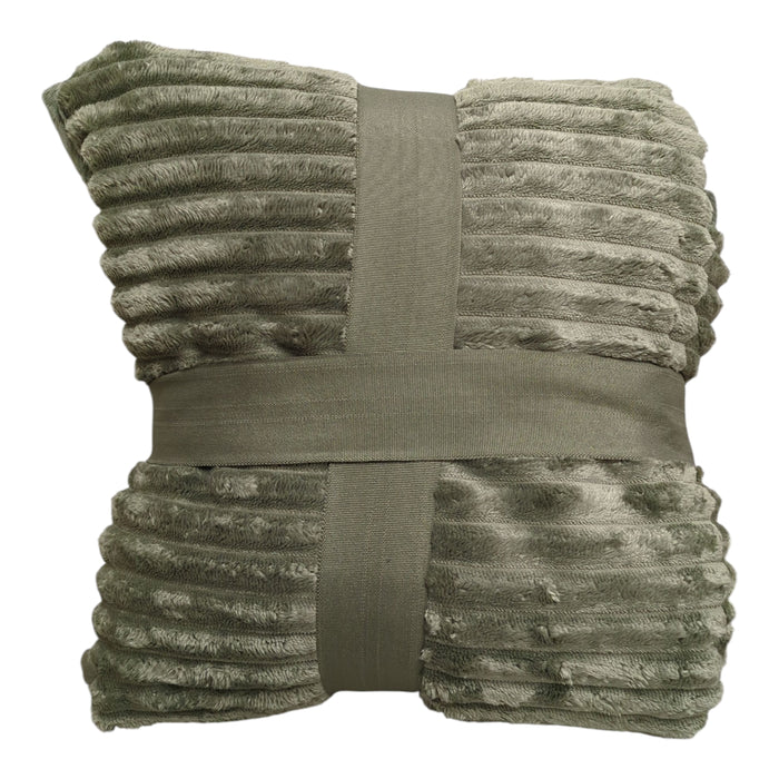 Member's Mark Extremely Soft Ribbed Throw, Faux Fur Reverse, 60"x70"