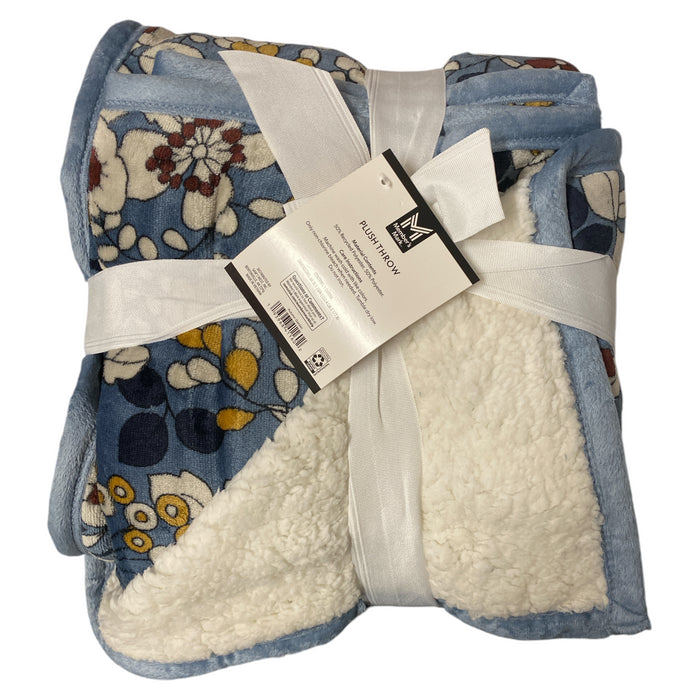 Member's Mark Oversized Plush & Soft Sherpa Throw Blanket,  60" x 70"