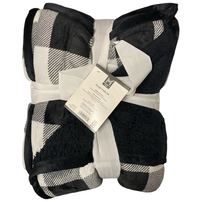 Member's Mark Oversized Plush & Soft Sherpa Throw Blanket,  60" x 70"
