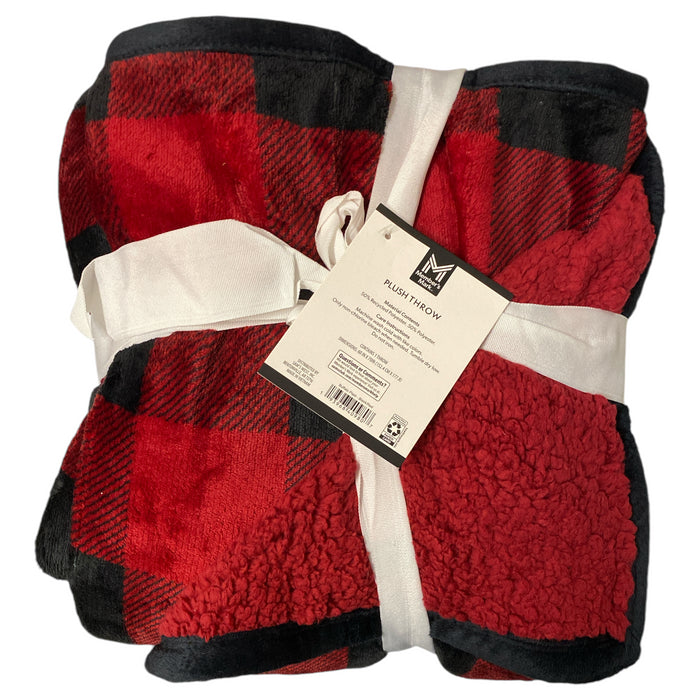 Member's Mark Oversized Plush & Soft Sherpa Throw Blanket,  60" x 70"