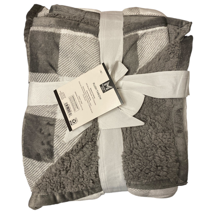 Member's Mark Oversized Plush & Soft Sherpa Throw Blanket,  60" x 70"
