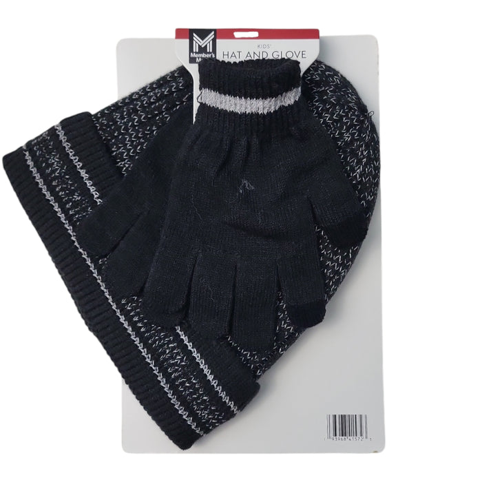 Member's Mark Kids Warm & Cozy Knit Hat and Glove Set