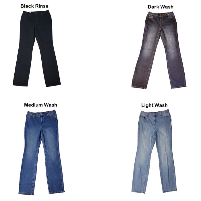 Member's Mark Women's 30" Inseam High Rise Straight Leg Jeans