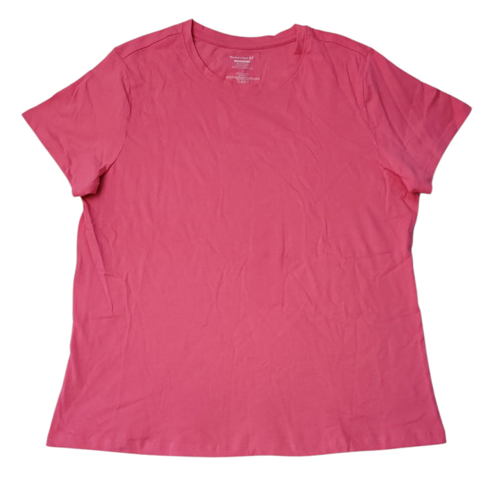 Members Mark Women's Essential Short Sleeve Relaxed Fit Crewneck Tee