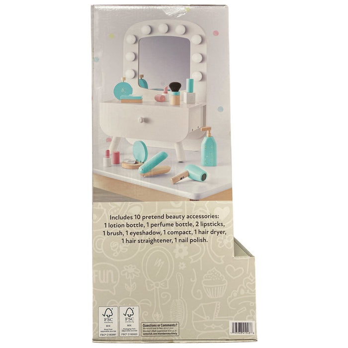 Member's Mark Kid's Mid-Century Modern Tabletop Vanity, White