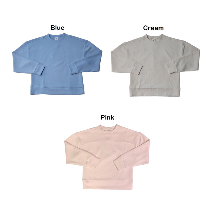 Member's Mark Girls Soft Sandwash Crew Neck Pullover
