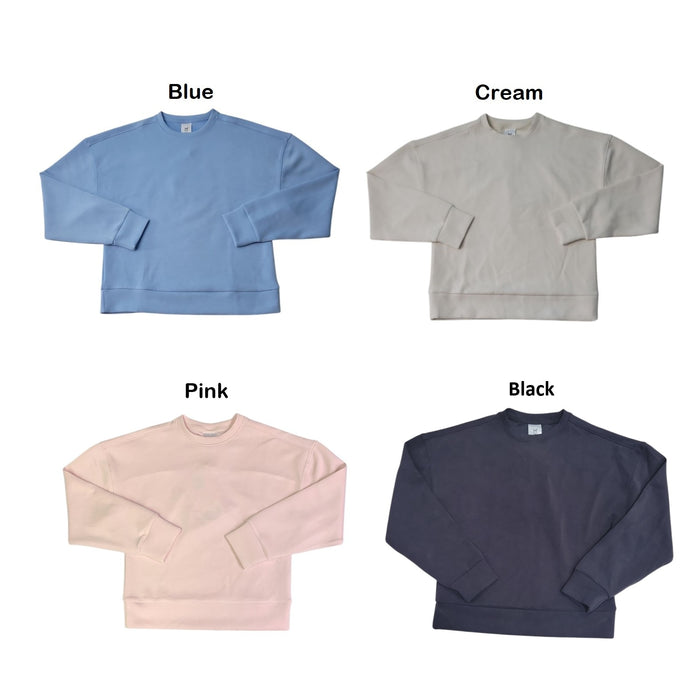 Member's Mark Girls Soft Sandwash Crew Neck Pullover