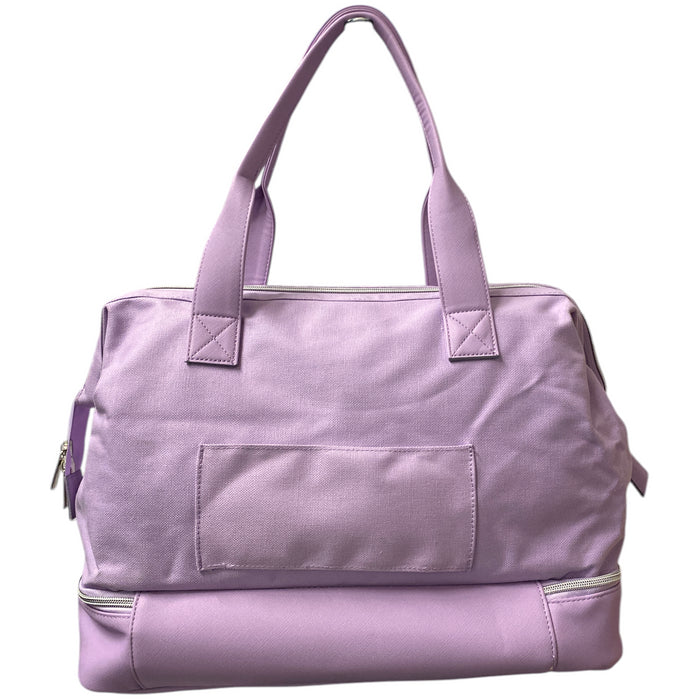 Member's Mark Mini Canvas Weekender Travel Bag with Removable Shoulder Strap