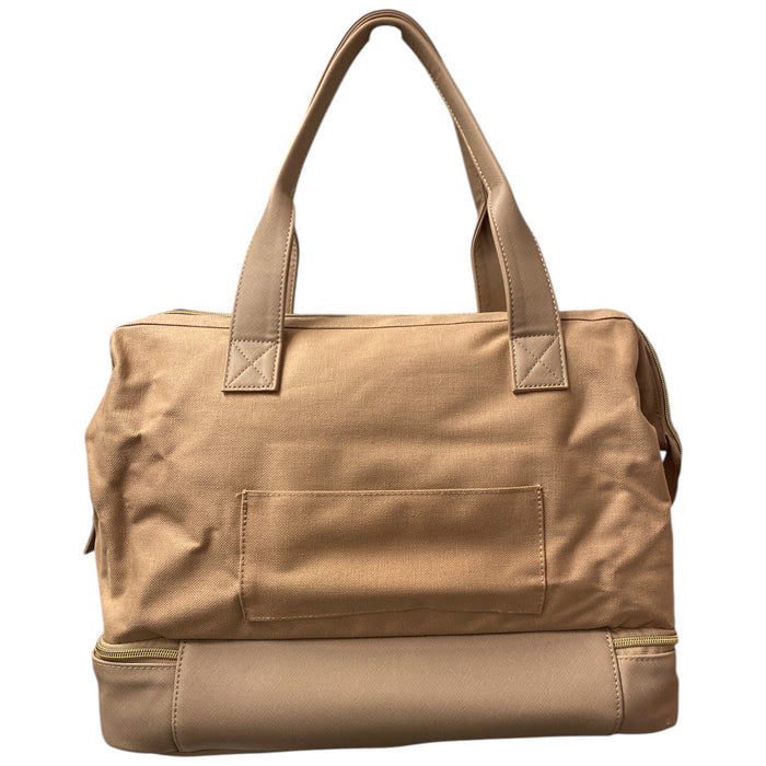Member's Mark Mini Canvas Weekender Travel Bag with Removable Shoulder Strap