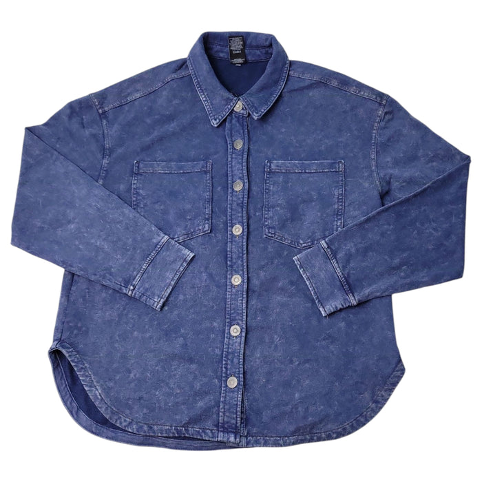 Member's Mark Women's Relaxed Fit Knit Denim Shirt