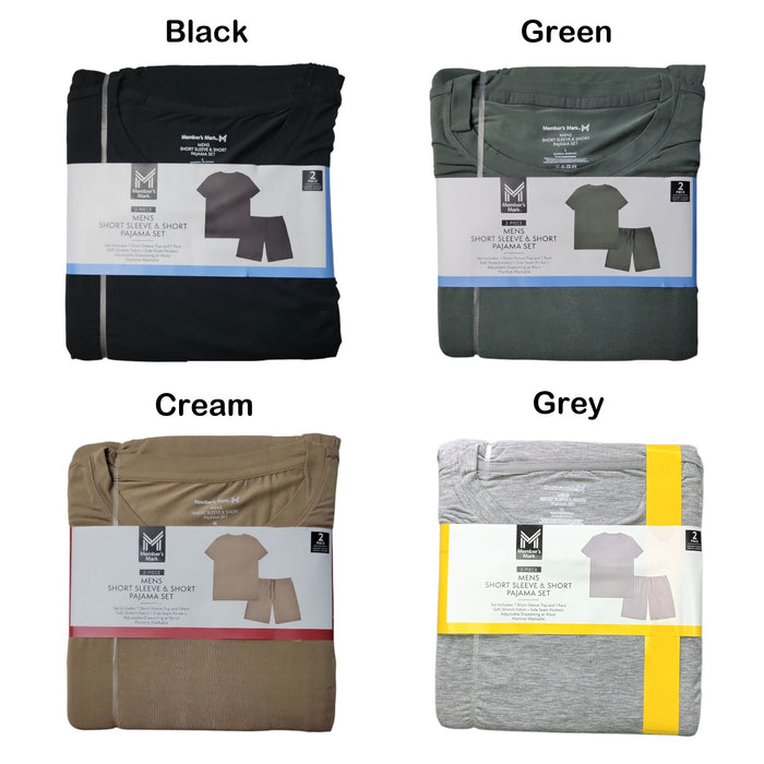 Member's Mark Men's 2-Piece Short Sleeve Pajama Set
