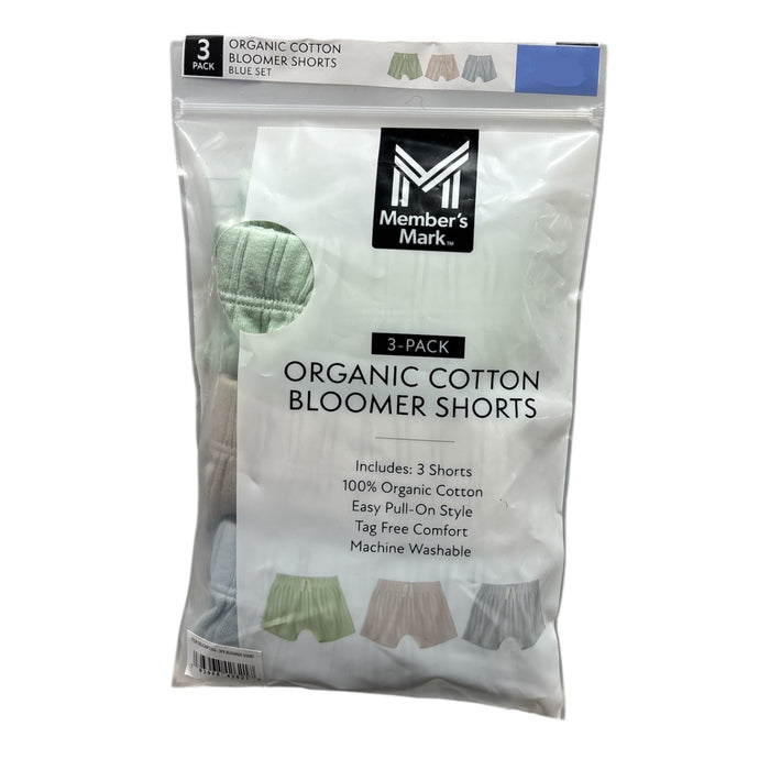 Member's Mark Baby Boy 3-Pack Organic Cotton Bloomer Short