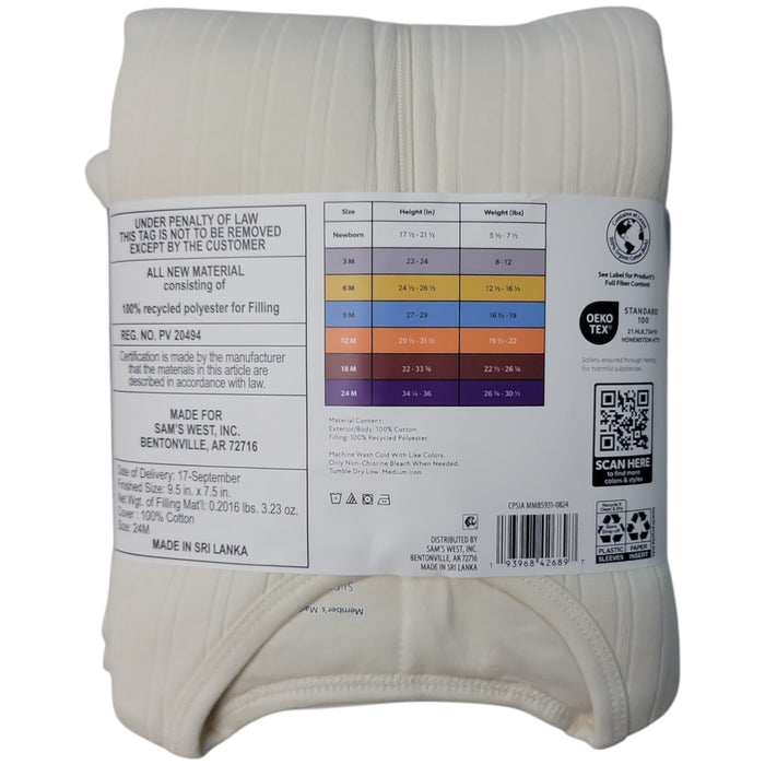 Member's Mark Baby 2-Pack Sleeveless Soft Sleep Sack