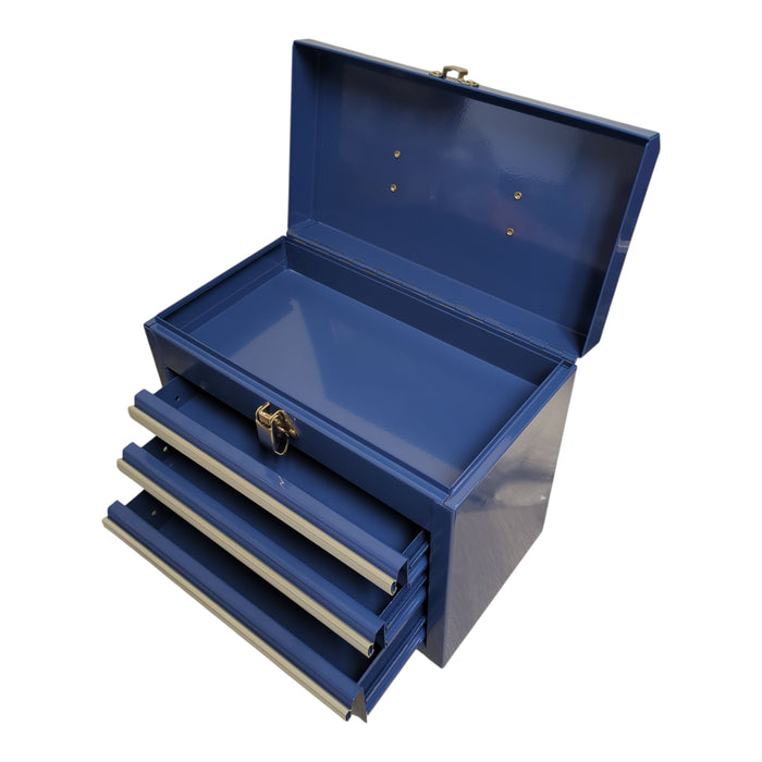 Member's Mark 3 Drawer Powder Coated Steel Tool Box, Blue