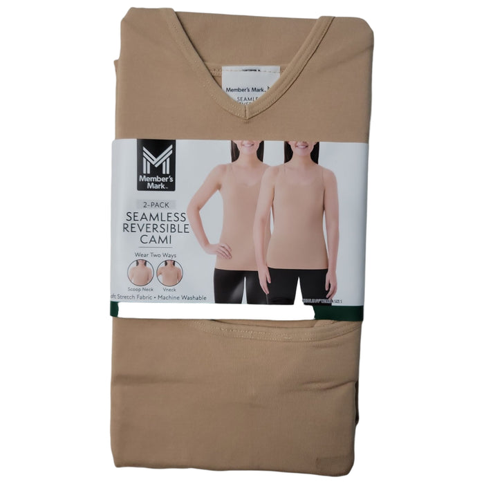 Member's Mark Women's 2-Pack Seamless Reversible Cami