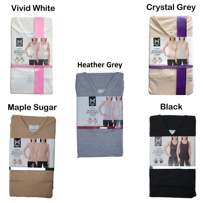 Member's Mark Women's 2-Pack Seamless Reversible Cami
