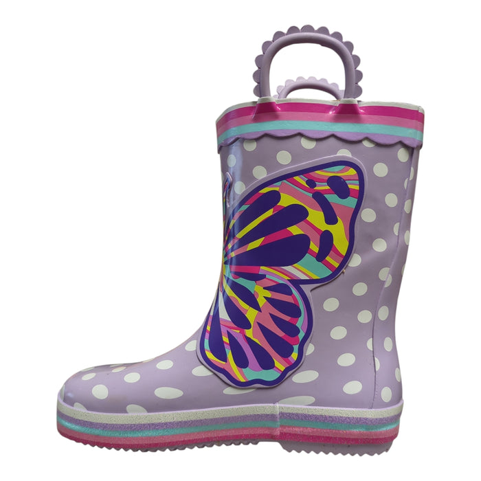 Member's Mark Toddler Girls Waterproof Rubber Rain Boot