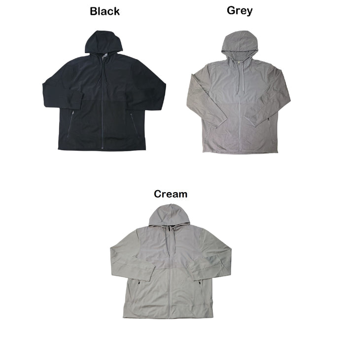 Member's Mark Men's Everyday Active Full Zip Mixed Media Hoodie