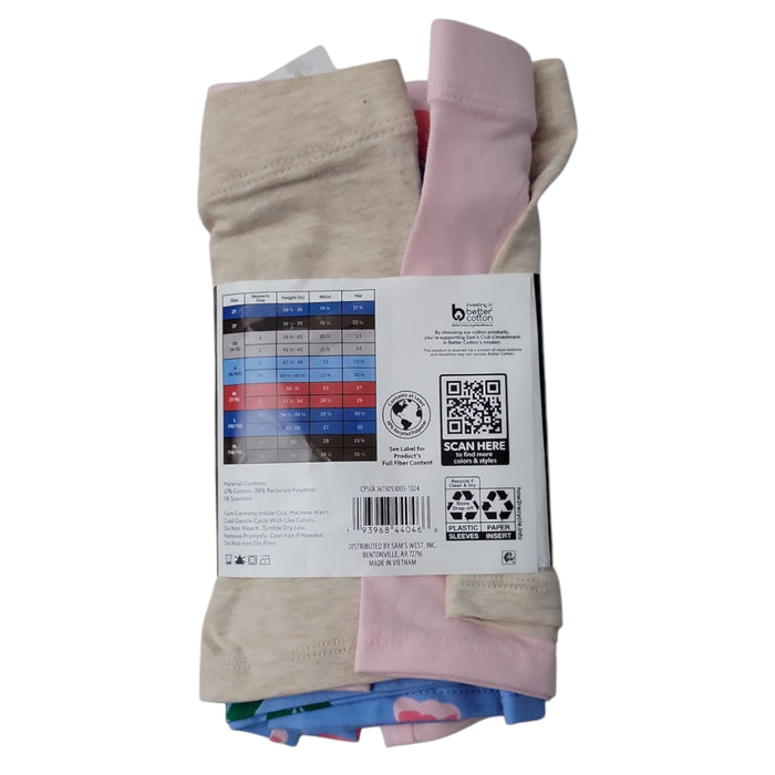 Member's Mark Girls 3-Pack Sit Snug Cartwheel Short