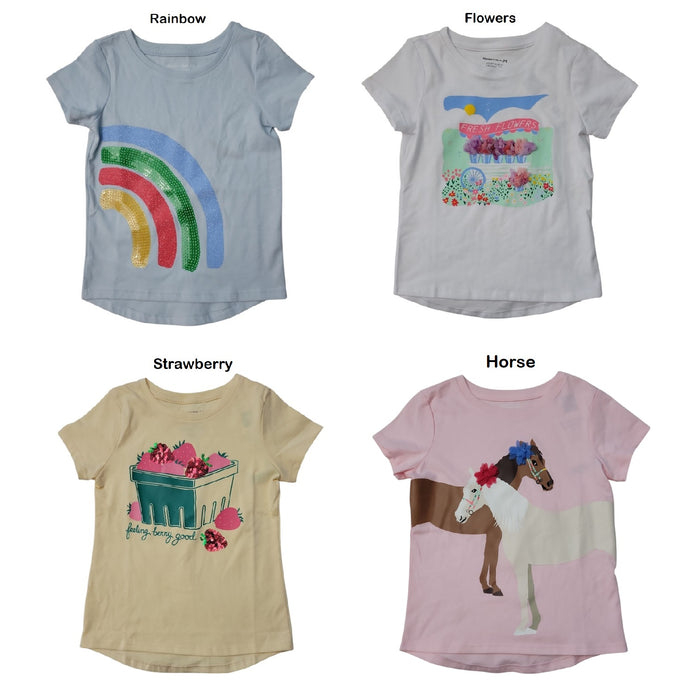 Member's Mark Girls Super Soft Short Sleeve Graphic Tee