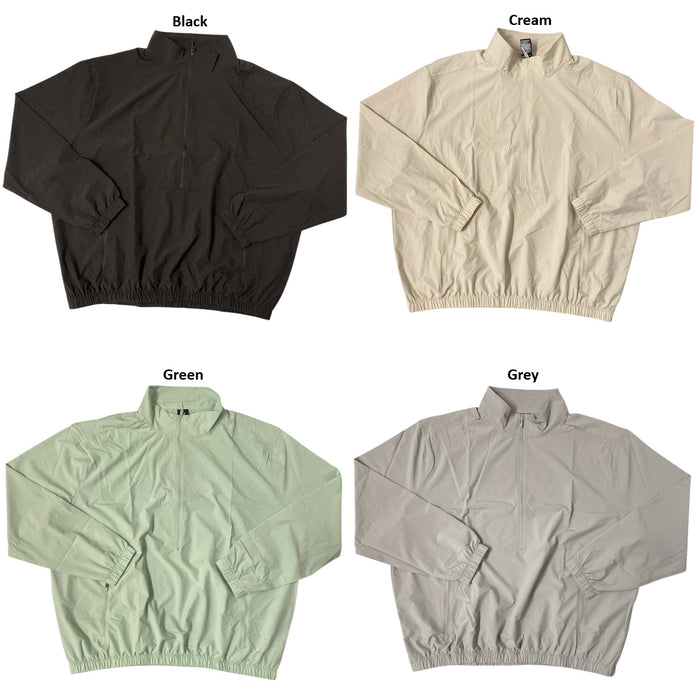 Member's Mark Men's Active 4 Way Stretch Lightweight Half Zip Mock Neck Pullover