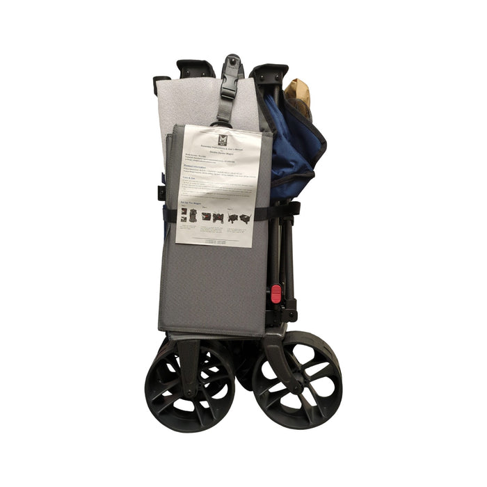 Member’s Mark Durable Folding Double Decker Wagon, Blue
