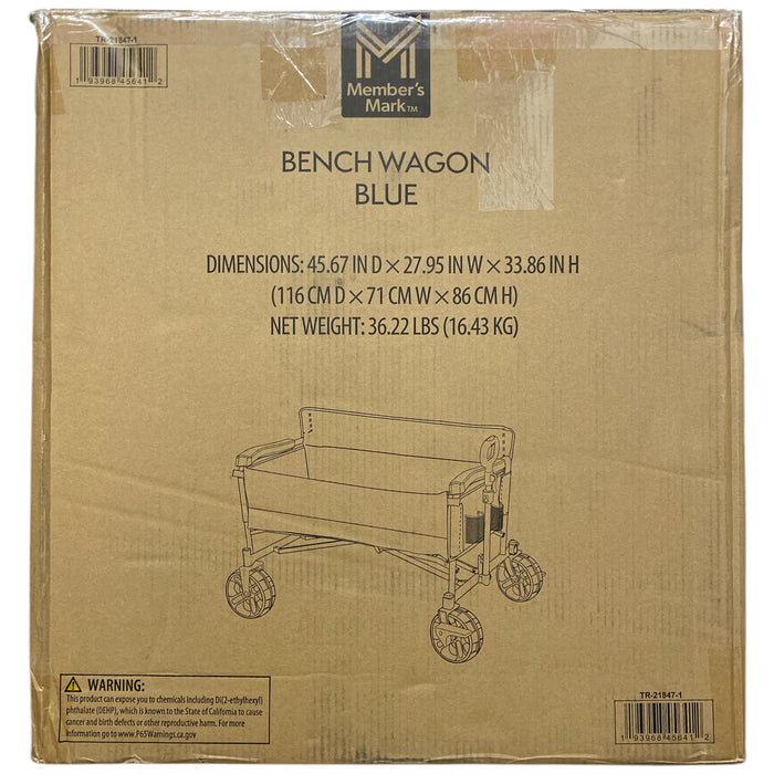 Member's Mark Portable Folding Bench Wagon, TR-21847