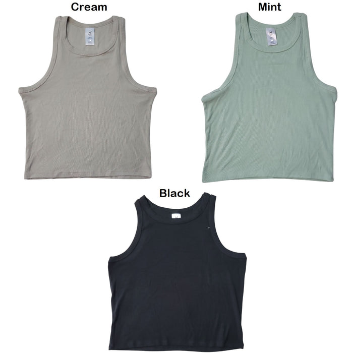 Member's Mark Women's High Neckline Soft Ribbed Tank Top