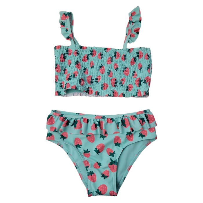 Member's Mark Girls 2-Piece Smocked Fully-Lined Swim Set