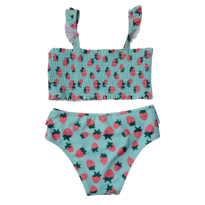 Member's Mark Girls 2-Piece Smocked Fully-Lined Swim Set